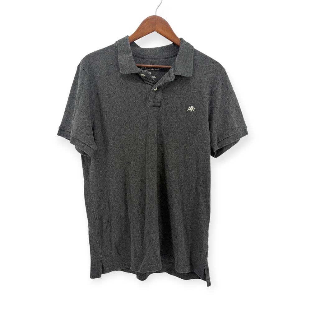 Aeropostale A87 Men’s Large Charcoal Gray Polo Shirt